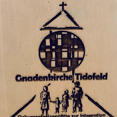 Gnadenkirche Tidofeld Holzschnitt