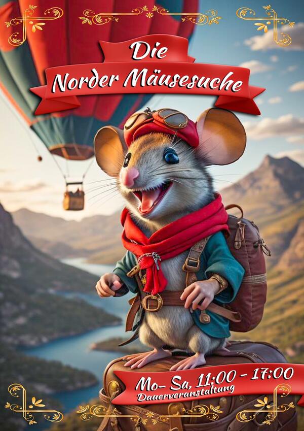 Plakat Mäusesuche