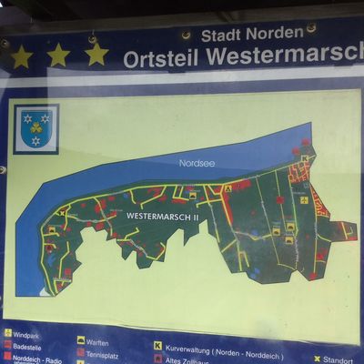 Karte Ortsteil Westermarsch