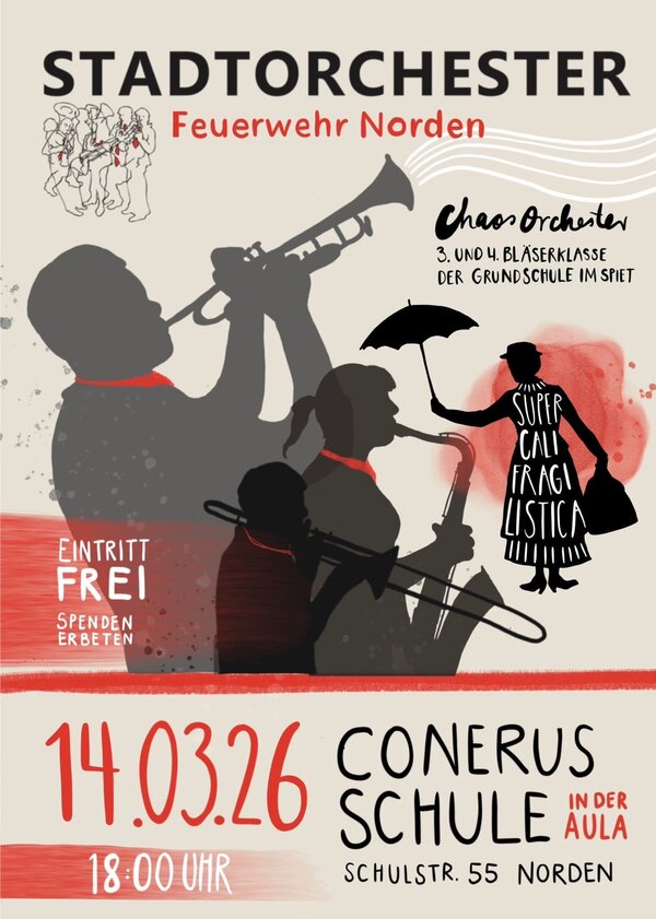 Bild vergr&ouml;&szlig;ern: Konzertplakat Chaos Orchester