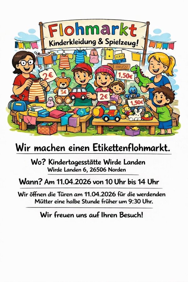 Flohmarkt Kita Wirde Landen