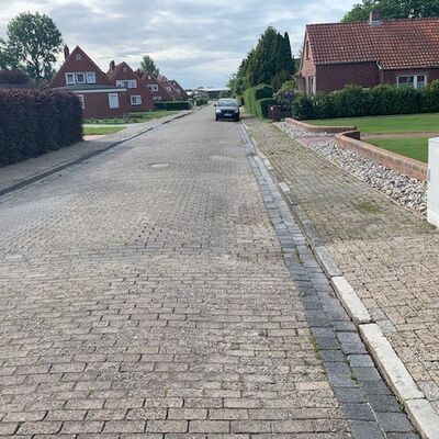 Eine Darstellung des Grenzweges, wie er vor der Sanierung ausgesehen hat