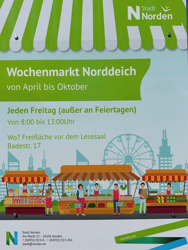 Wochenmarkt Norddeich