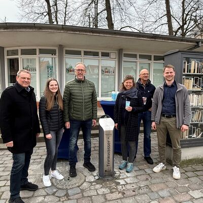 Einweihung des Trinkwasserbrunnens