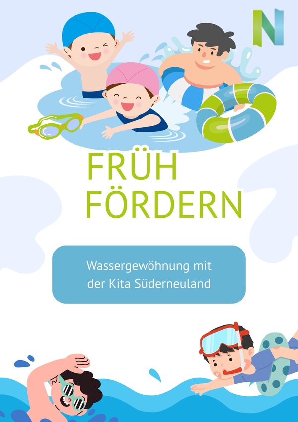 Bild vergr&ouml;&szlig;ern: Wassergew�hnung Kita S�derneuland