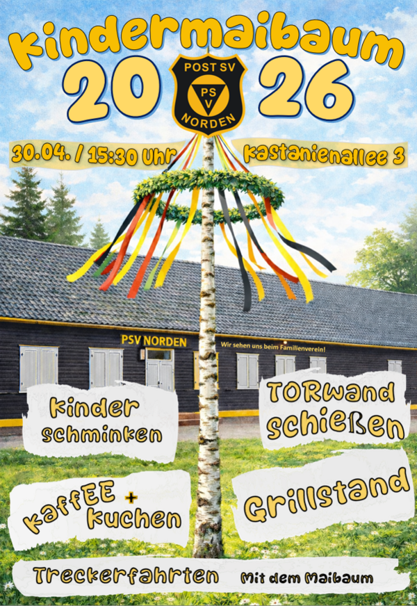 Bild vergr&ouml;&szlig;ern: Kindermaibaum PSV Norden