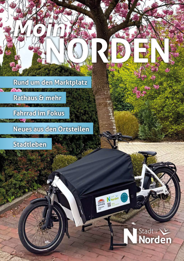 Bild vergr&ouml;&szlig;ern: Titelblatt Stadtbrosch�re Moin Norden