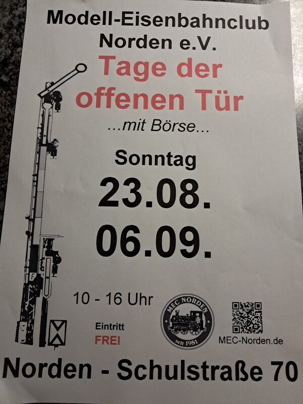 Bild vergr&ouml;&szlig;ern: Fahrtag  des MEC
