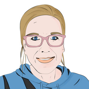 Bild vergr&ouml;&szlig;ern: Selbstportrait Inga Graber
