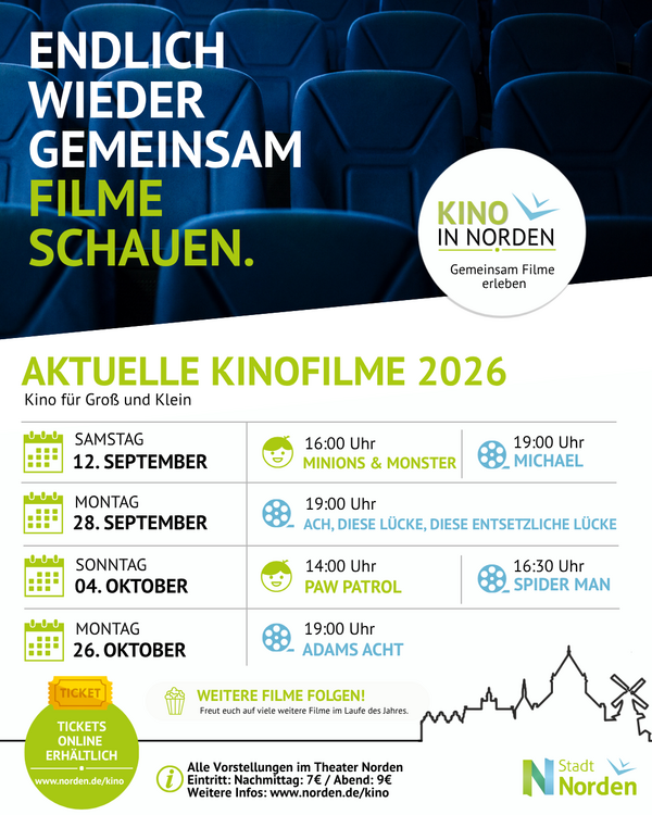 Bild vergr&ouml;&szlig;ern: Kinoprogramm September/Oktober