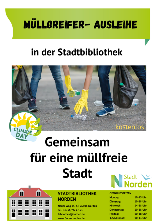 Plakat M&uuml;llgreifer- Ausleihe_