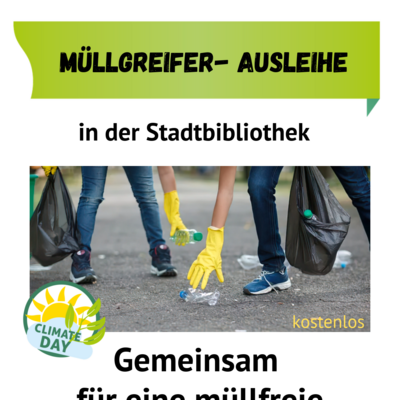 Plakat M&uuml;llgreifer- Ausleihe_