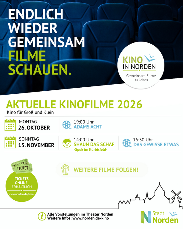 Bild vergr&ouml;&szlig;ern: Kinoprogramm Oktober/November