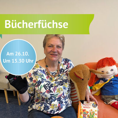 B&uuml;cherf&uuml;chse im Oktober 