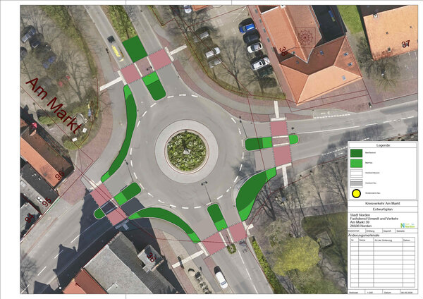 Bild vergr&ouml;&szlig;ern: Kreisverkehr am Markt